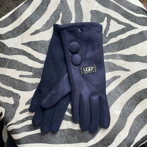 Ugg navy/black gloves